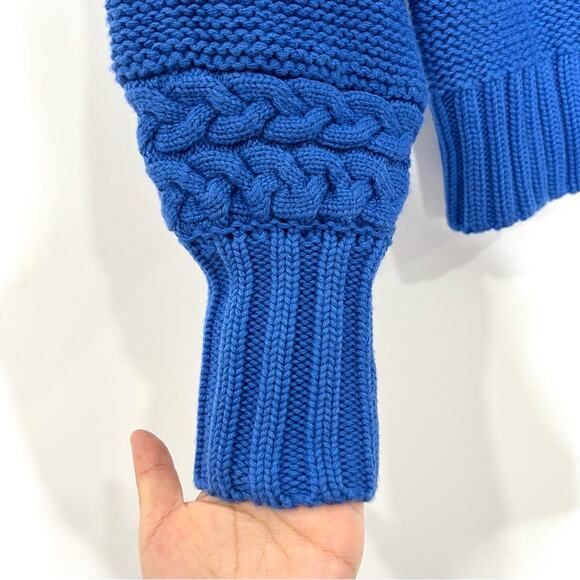 NEW NWT STAUD Cable Knit Turtleneck Sweater - Picture 4 of 9